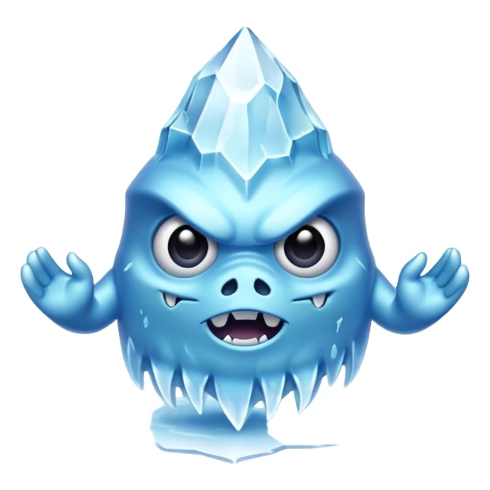 ice monster sticker