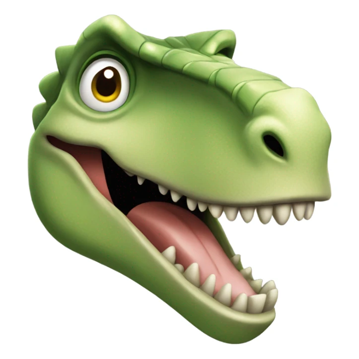 Dinasor laughing  sticker