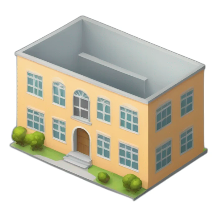 ESCUELA DE 3 PISOS sticker