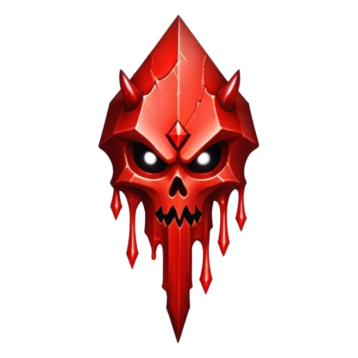 blood shard diablo sticker