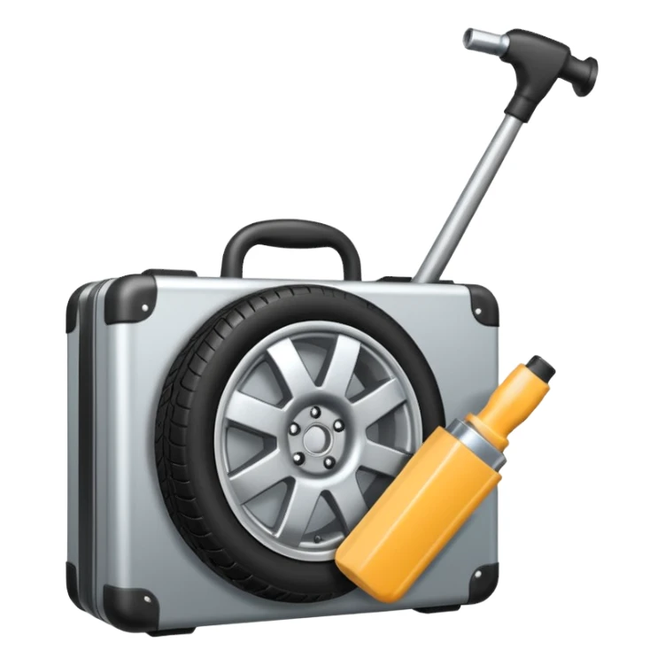 generate me a repair kit with a wheel sticker