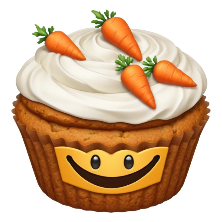 carrot cake muffins with NO green sticker