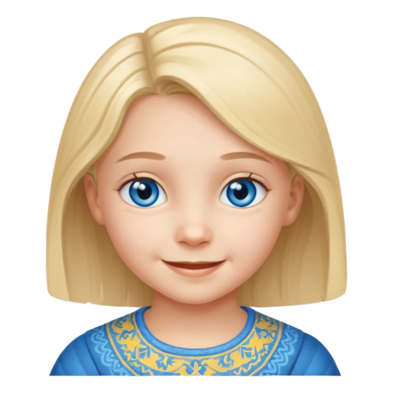 the Ukrainian child sticker