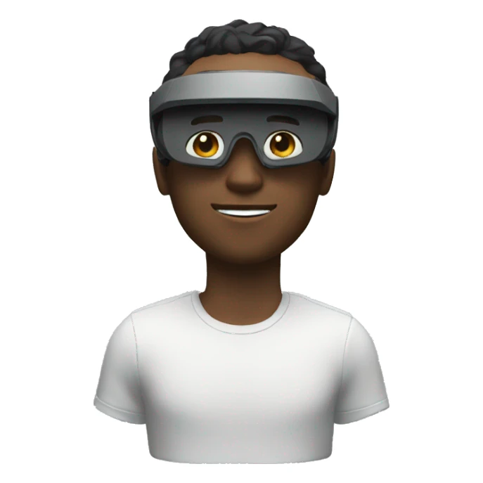 persona realidad virtual sticker