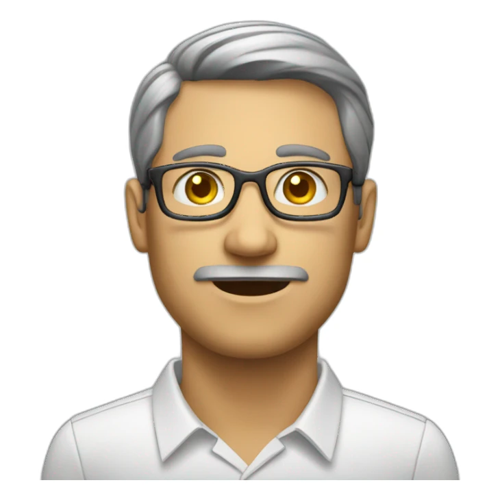 IT manager man sticker