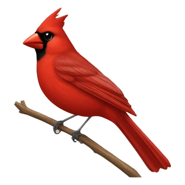 a cardinal  sticker