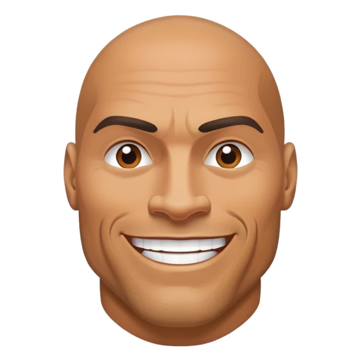 The rock wwe sticker