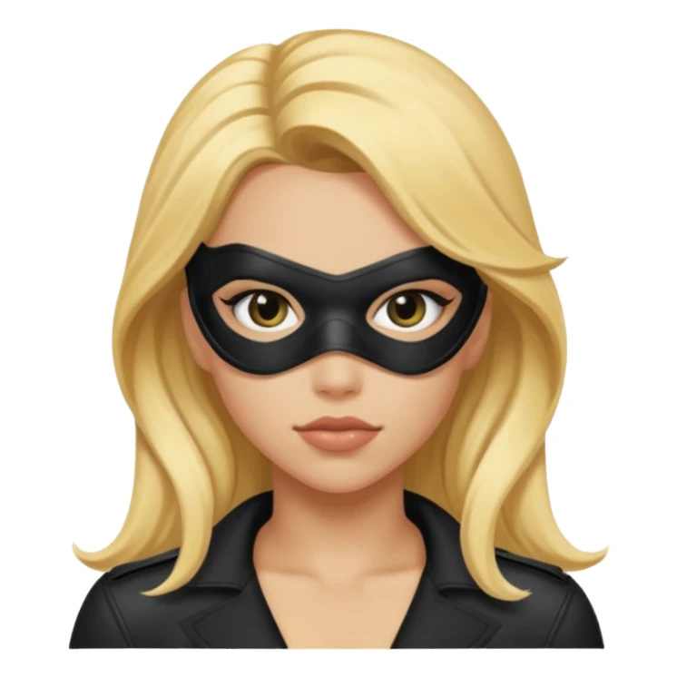 black canary with eye mask sticker