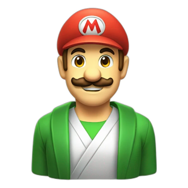 sushi-mario-luigi sticker