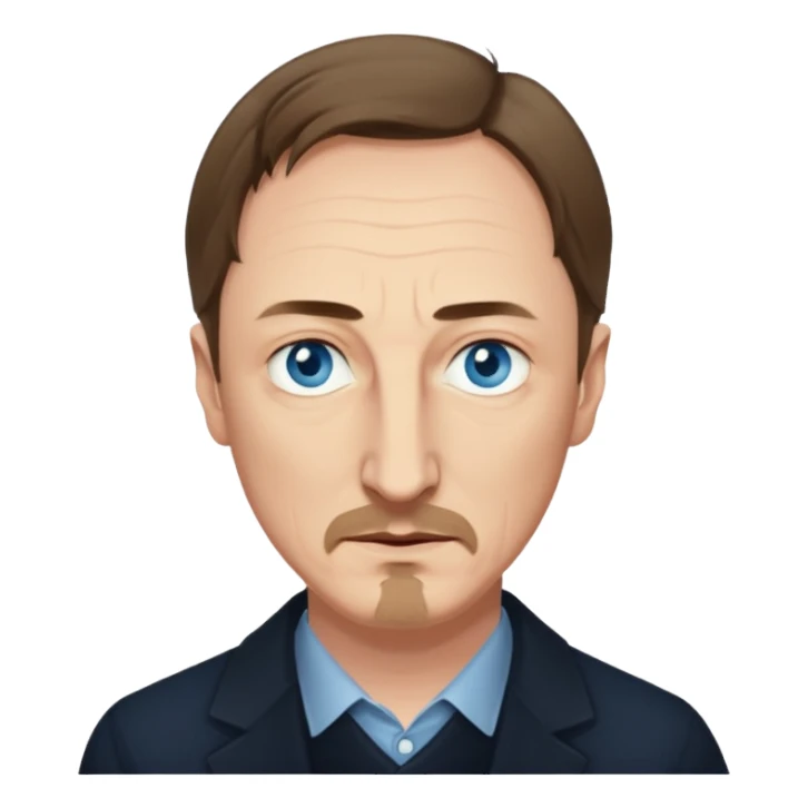 David Thewlis with blue eyes sticker
