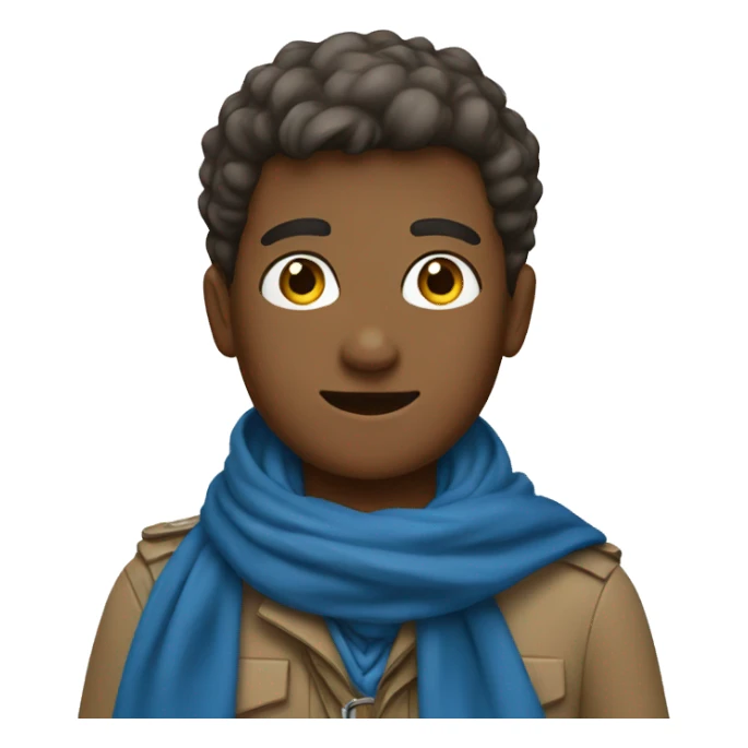 scout with blue scarf sticker