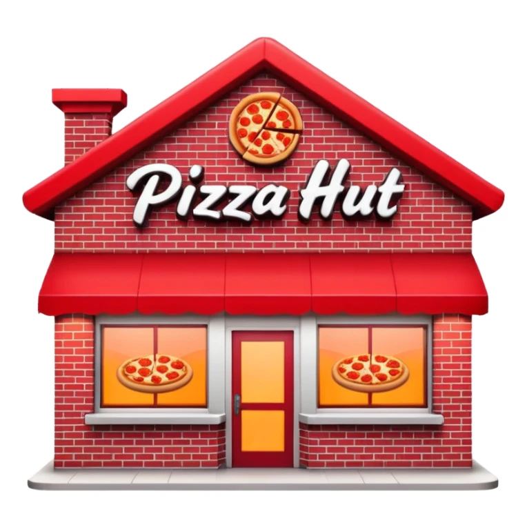 Pizza Hut restaurant  sticker