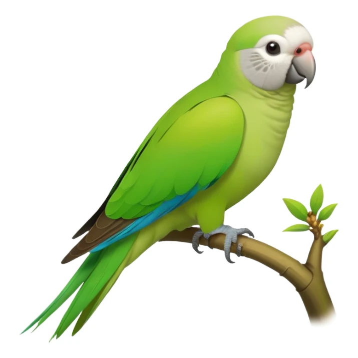 Monk parakeet sticker