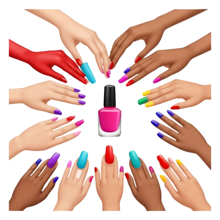 Nail artists sticker