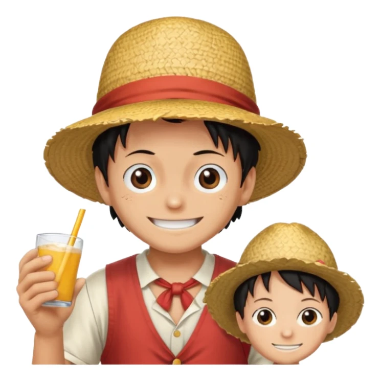 Luffy with ace and sabo sticker