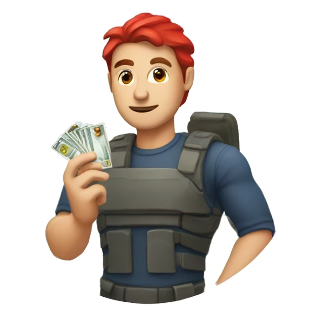 Árbitro con tarjeta roja  sticker