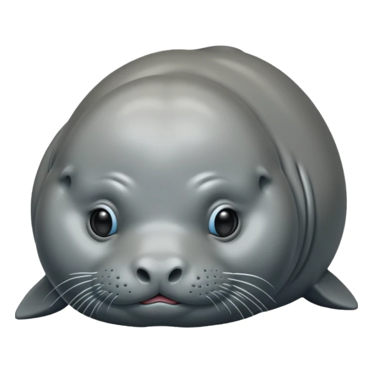 Fat monk seal sticker