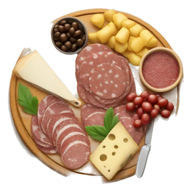 Charcuterie board sticker