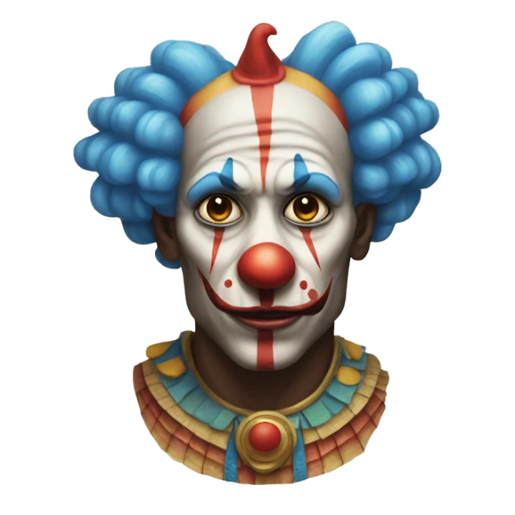 sphinx clown sticker