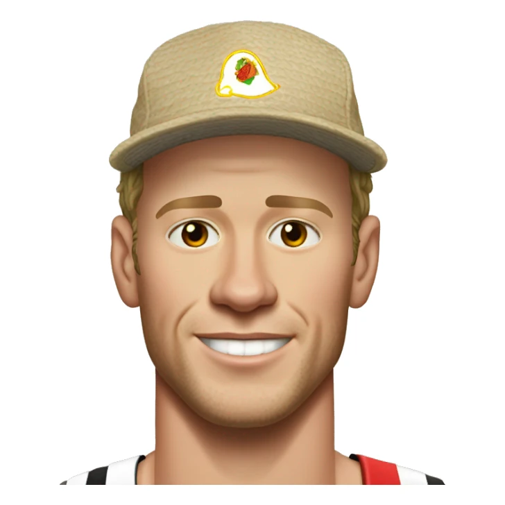 Jonathan toews as beach bum sticker