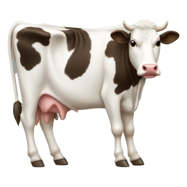 cow side view sticker