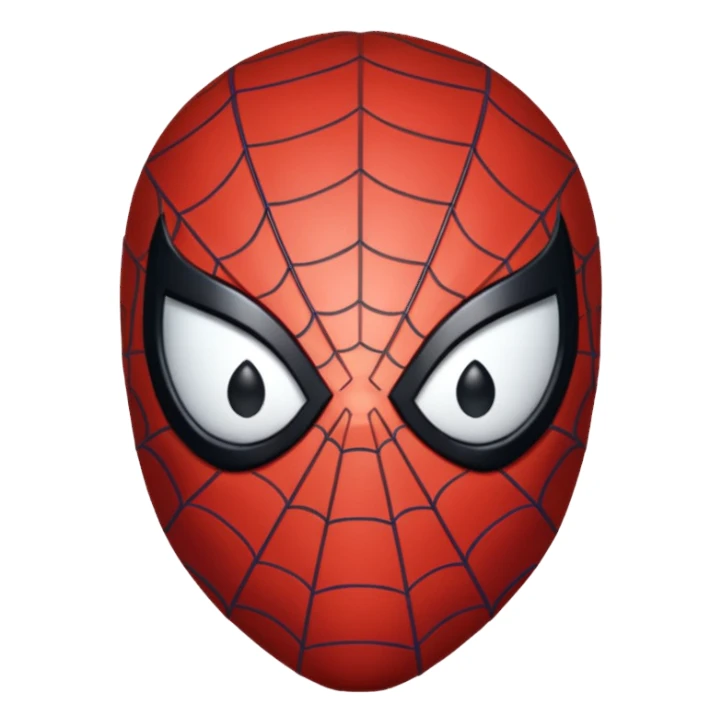 Spaider man face  sticker