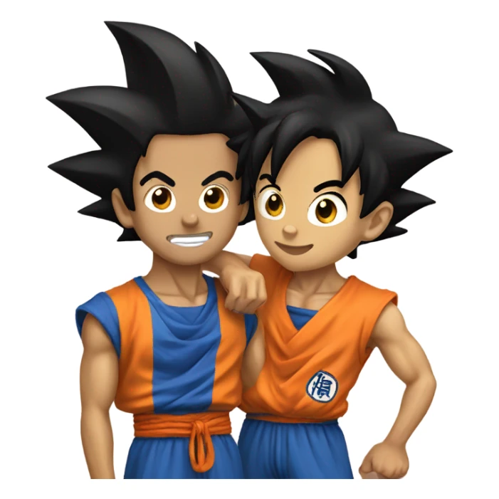Chi chi and goku sticker
