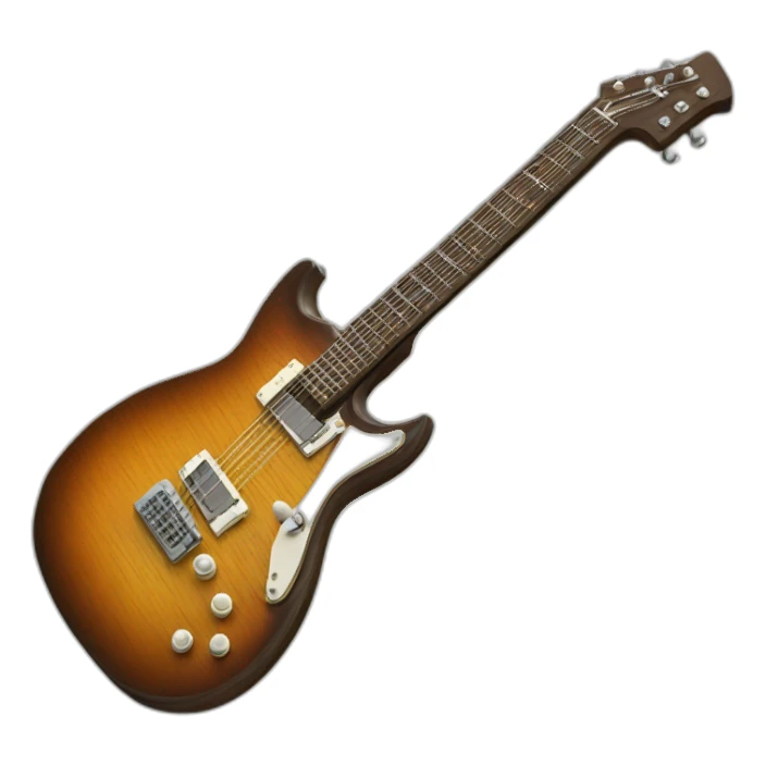 optical-fiber e-guitar sticker