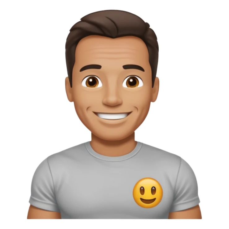 arnold smiling sticker