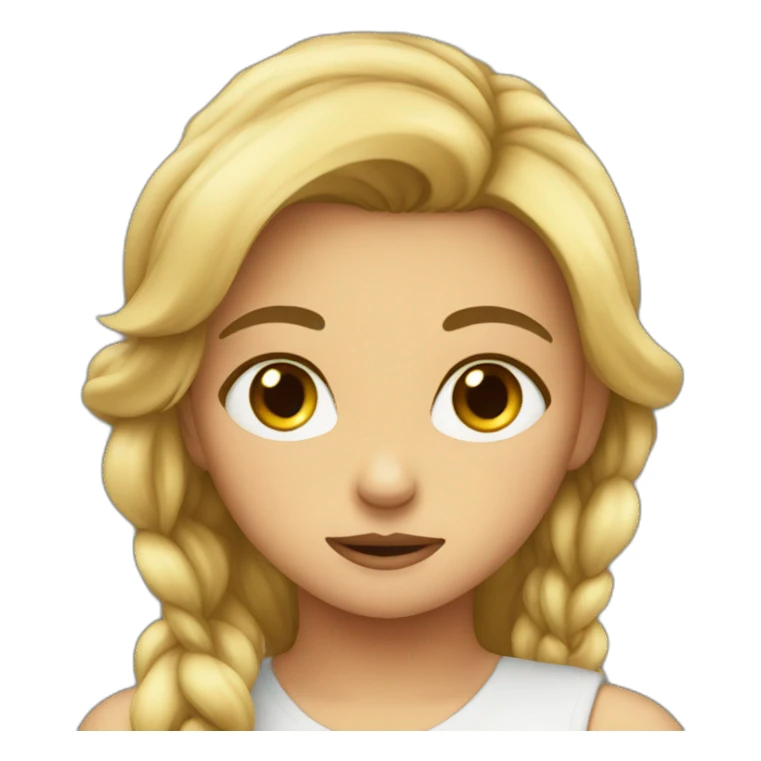 Jealous girl sticker