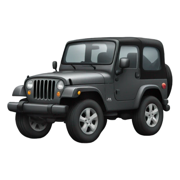 Dark gray Jeep sticker
