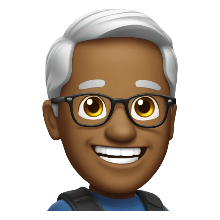 Marshall stamps smiling  sticker