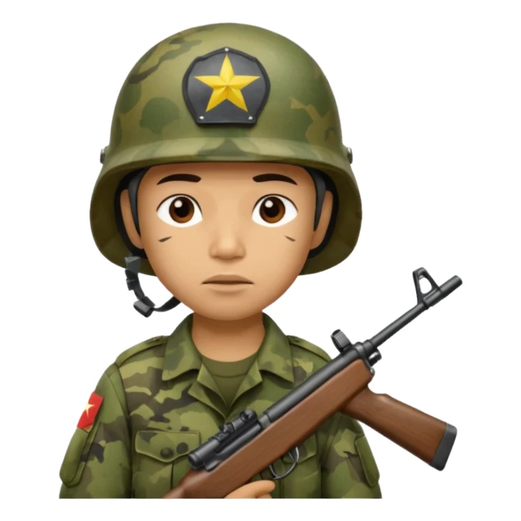 Soldier , vietnam war sticker
