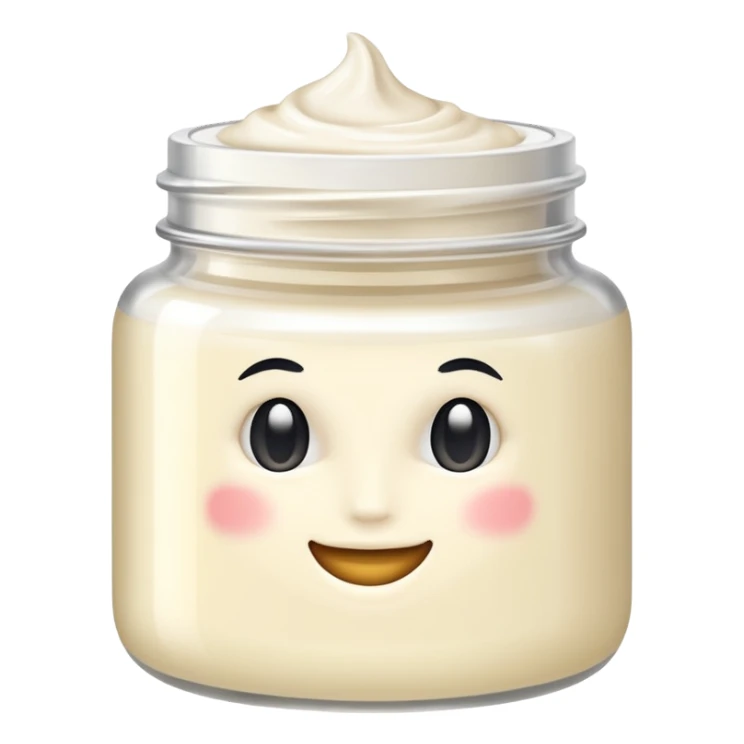 luxury white moisturizer sticker