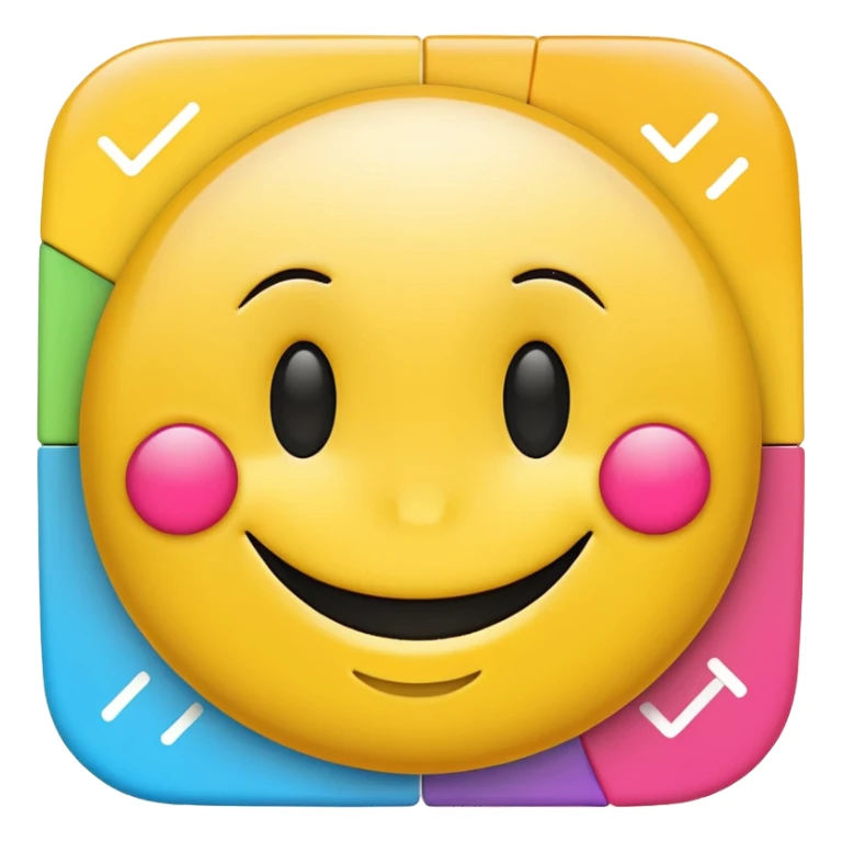 smiley with text: c360, and data visualization charts on the smiley sticker