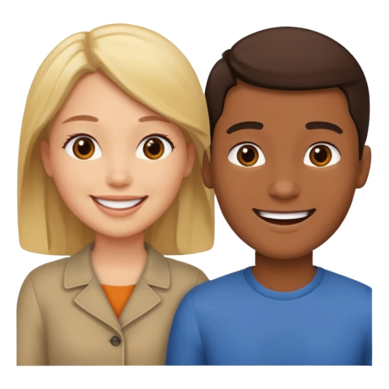 two people talking to eachother sticker