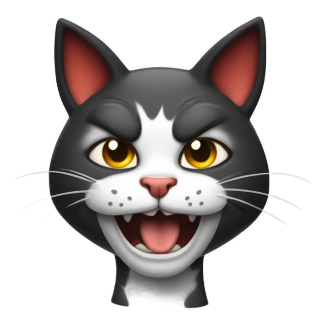 cat with  devi sticker