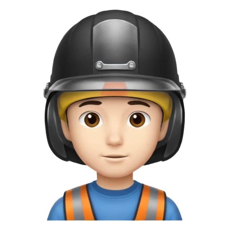 garcon avec un bonnet et un casque sticker