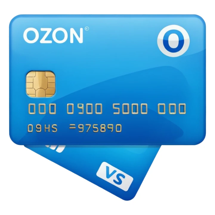 ozon bank card sticker