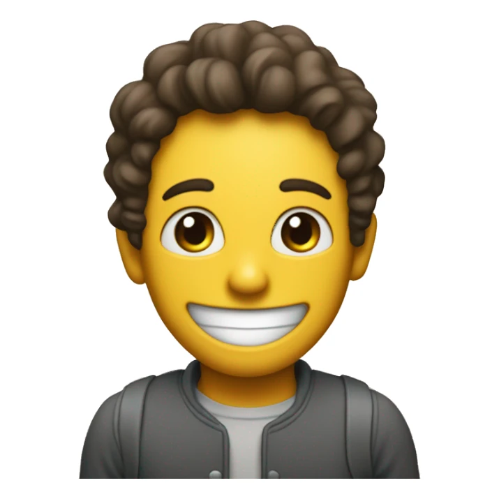 Happy Person with a sign that says “won” on it  sticker