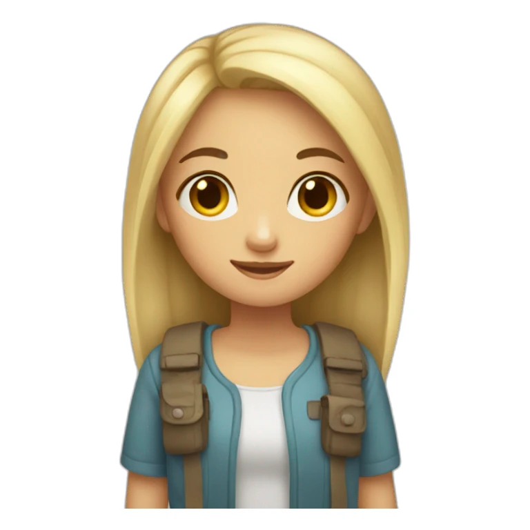 Girl with a BBL sticker