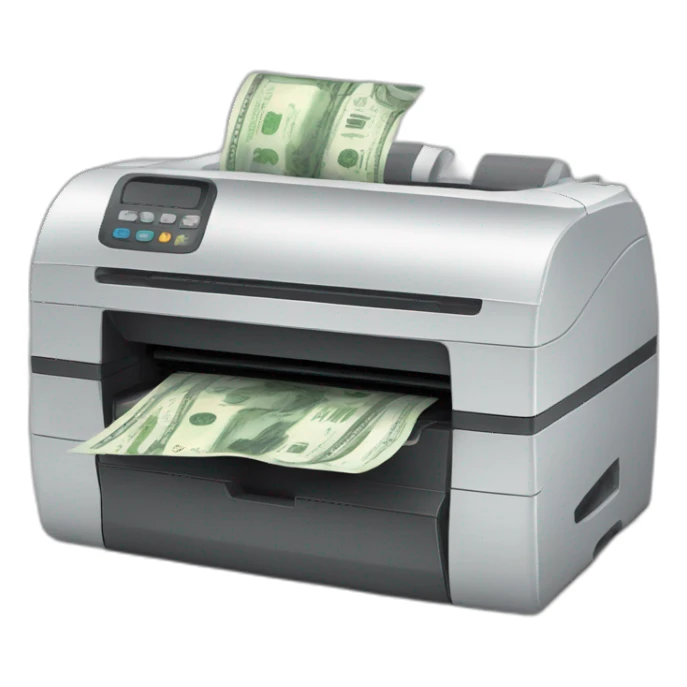 money printer sticker