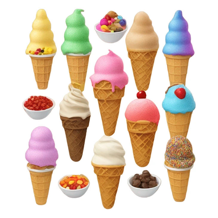 ice cream bar sticker