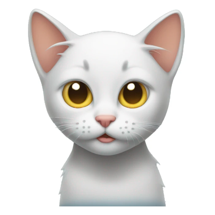 Sweaty kitten sticker