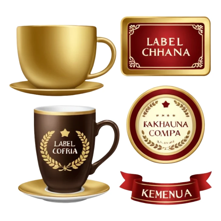 Эмодзи для кофейной компании LABEL. Цветовая палитра: #FFFFFF, #F7FD02, #D3D3D3, # 242424 sticker