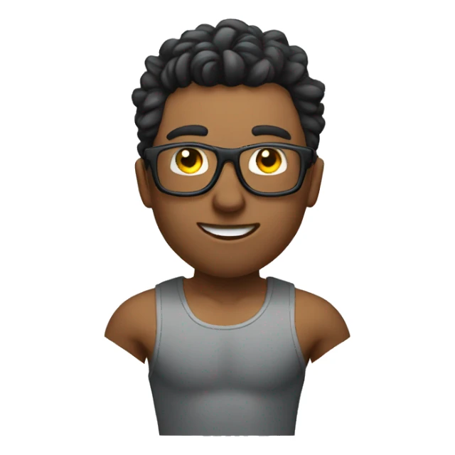 Nerd hitting the gym sticker