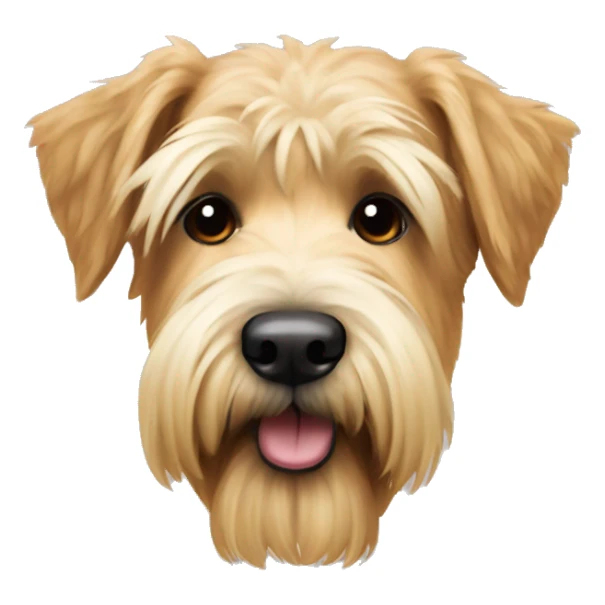 a soft coated wheaten terrier sticker
