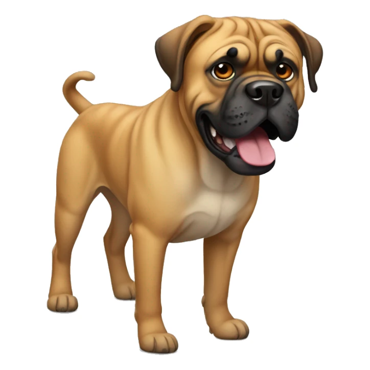 Bullmastiff dog sticker
