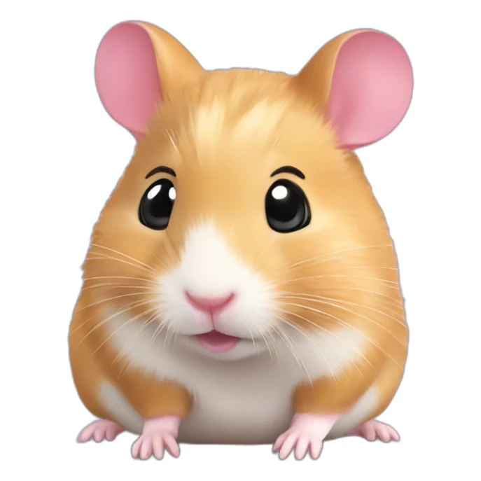 barbie hamster sticker