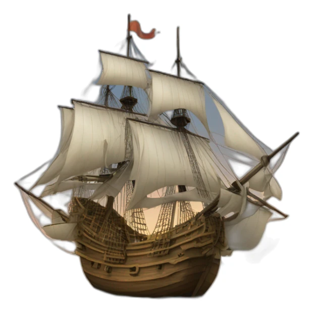 Armada Bergantín vela sticker
